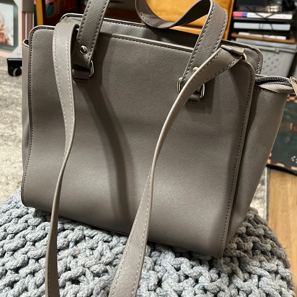Practically New Cross Body Bag In Gray. - image 1